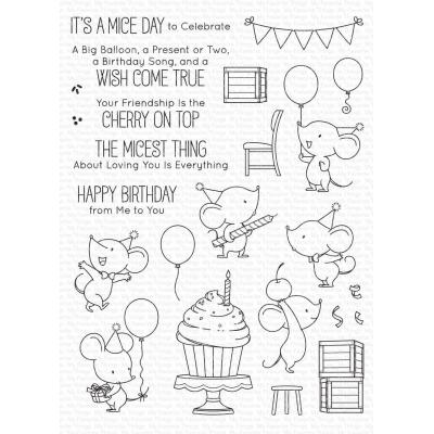 My Favorite Things Clear Stamps - Mice Day to Celebrate